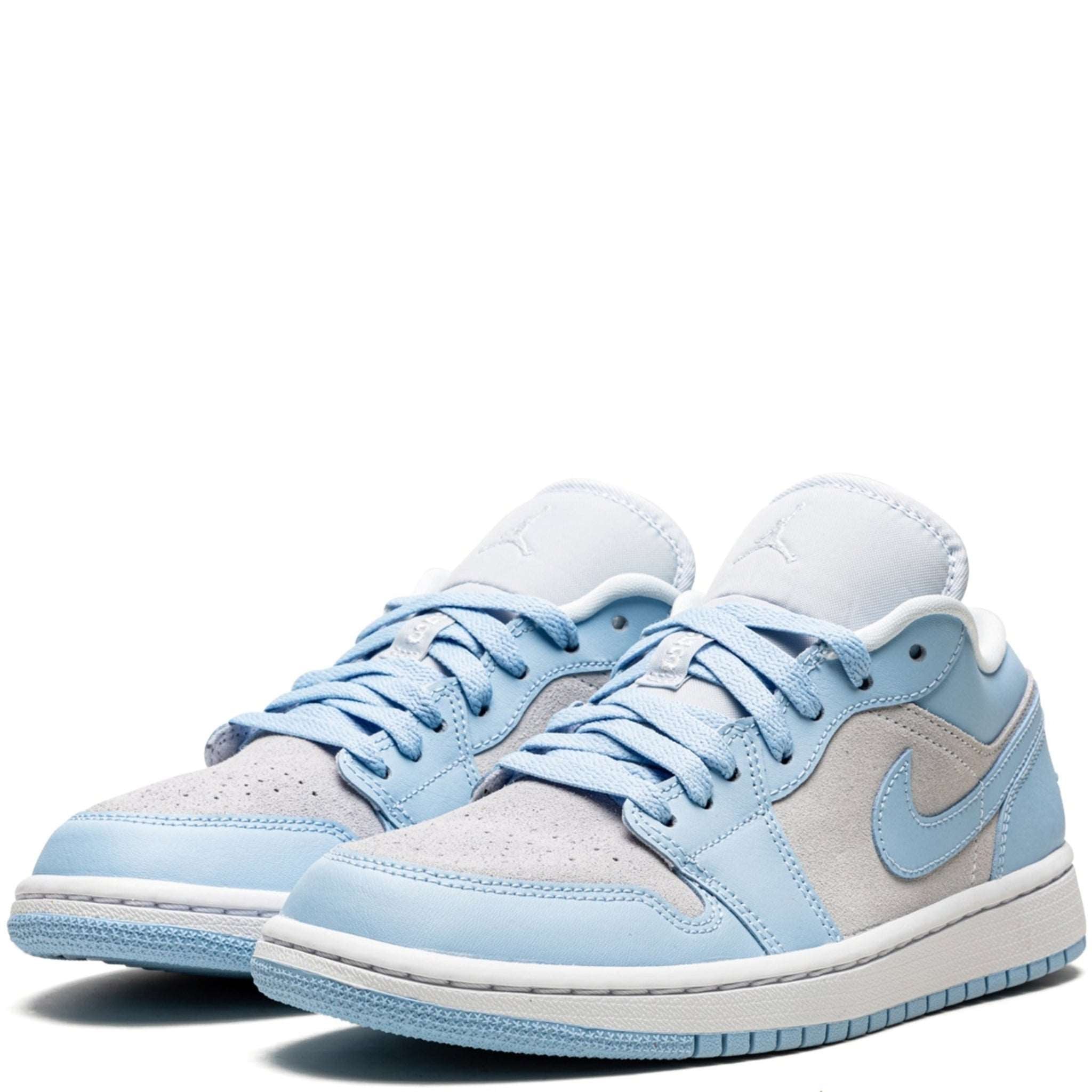 AIR JORDAN 1 LOW ALUMINIUM FOOTBALL GREY (W)