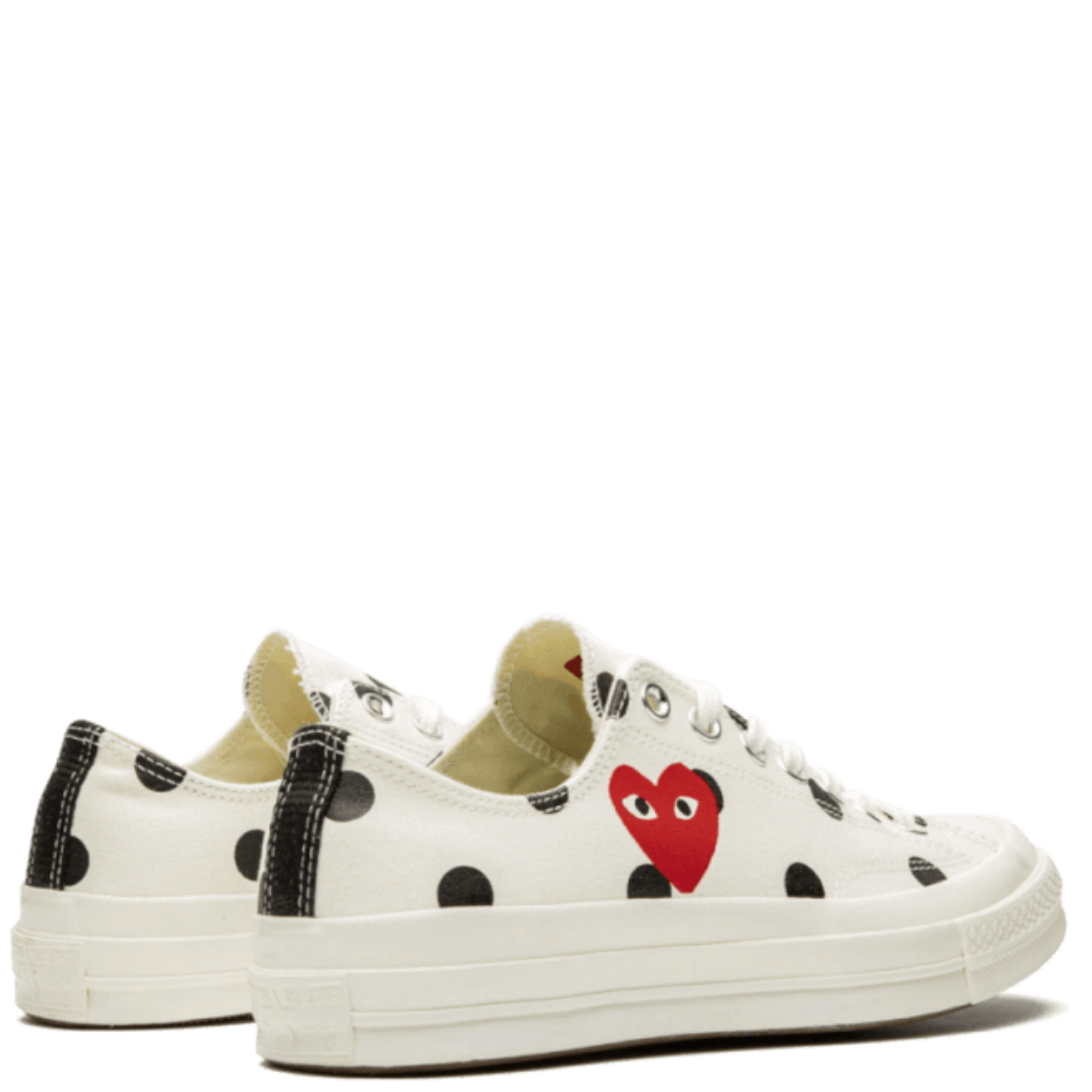 Polka dot top converse cdg