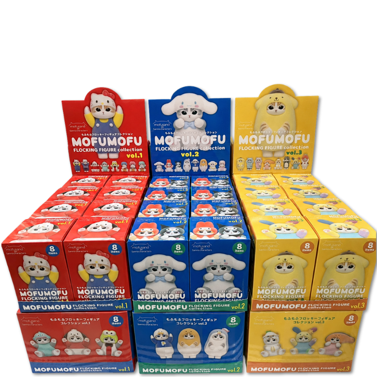 MOFUSAND X SANRIO CHARACTERS FLOCKING FIGURE VOL. 1, 2, 3
