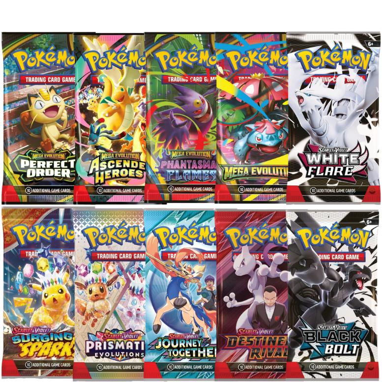 POKEMON TCG ENGLISH LOOSE PACKS