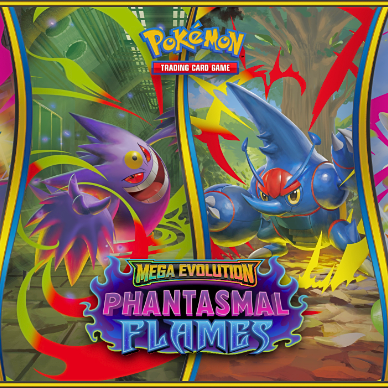 POKEMON TCG MEGA EVOLUTION PHANTASMAL FLAMES HALF BOOSTER BOX