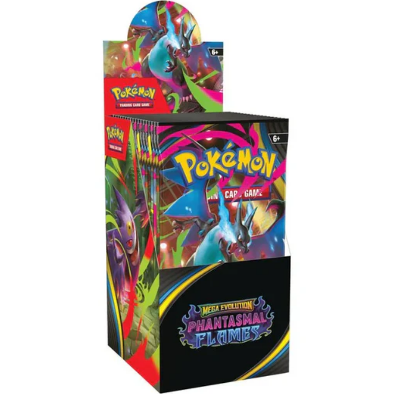 POKEMON TCG MEGA EVOLUTION PHANTASMAL FLAMES HALF BOOSTER BOX