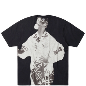 STUSSY PARIS FADED BLACK TEE
