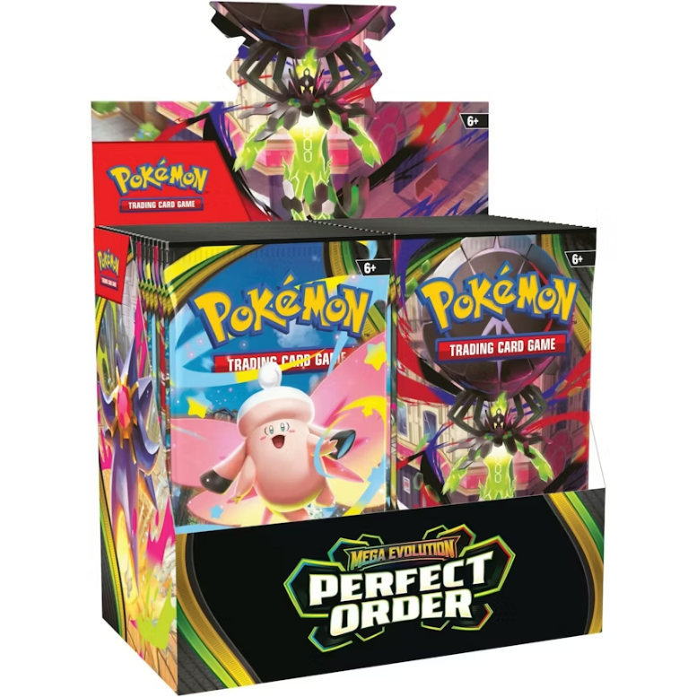 booster box cheap POKEMON TCG MEGA EVOLUTION PERFECT ORDER BOOSTER BOX
