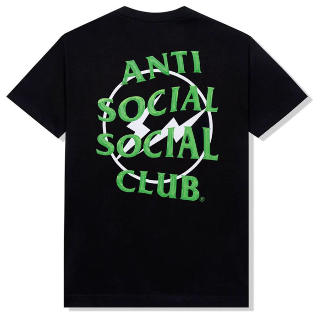 ANTI SOCIAL SOCIAL CLUB X FRAGMENT PRECIOUS PETAL BLACK GREEN TEE