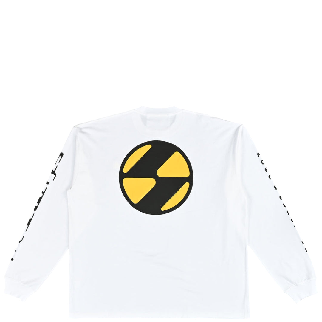 THE SALVAGES CLASSIC LOGO AMORPH OS WHITE L/S TEE